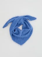 Czapki damskie - Reserved - Trójkątna chusta - niebieski - miniaturka - grafika 1