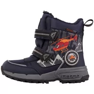 Śniegowce damskie - Kappa Deutschland Unisex Kod stylu dziecięcego: 261046k Mountres Tex K śniegowce, granatowy/pomara?czowy (Navy/Orange), 31 EU - miniaturka - grafika 1