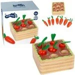 Łamigłówki - Drewniany sorter Marchewki dopasowanie kształtów - miniaturka - grafika 1