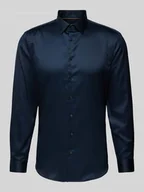 Koszule męskie - Koszula biznesowa z kołnierzykiem typu kent - miniaturka - grafika 1