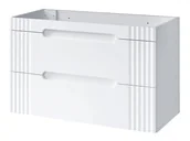 Szafki łazienkowe - Biała szafka łazienkowa z szufladami 100 cm N1-G72 - miniaturka - grafika 1