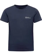 Koszulki i topy damskie - Jack Wolfskin Koszulka "Essential" w kolorze granatowym - miniaturka - grafika 1