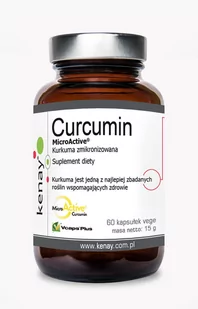 Kenay Curcumin MicroActive (60 kaps.) - Suplementy naturalne - miniaturka - grafika 1