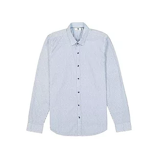 Garcia Męska koszula z długim rękawem, biała, 3XL - Koszule męskie - miniaturka - grafika 1
