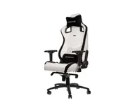 Fotele gamingowe - Noblechairs Fotel gamingowy EPIC biały czarne obszycie NBL-PU-WHT-001 NBL-PU-WHT-001 - miniaturka - grafika 1