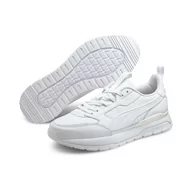 Buty sportowe męskie - Buty do chodzenia męskie Puma R78 Trek Lth White - miniaturka - grafika 1