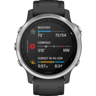 Garmin Fenix 6S Czarno-srebrny 010-02159-01 - Smartwatch - miniaturka - grafika 1