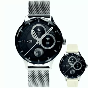 Garett Viva szaro-srebrny - Smartwatch - miniaturka - grafika 2