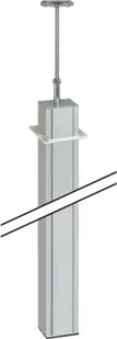 Simon Simon Connect Kolumna ALK jednostronna anodyzowane aluminium ALK1100/8 ALK1100/8 - Wyłączniki światła i elektryczne - miniaturka - grafika 1