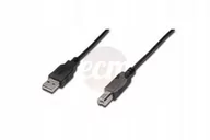 Kable komputerowe i do monitorów - Assmann Kabel drukarkowy USB 2.0 A/M - USB B /M,1 m (AK-300102-010-S) - miniaturka - grafika 1