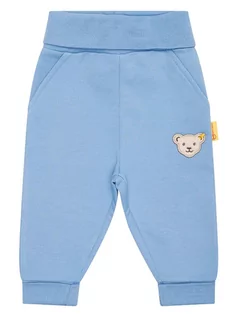Spodenki dla niemowląt - Steiff Spodnie dresowe w kolorze niebieskim - grafika 1