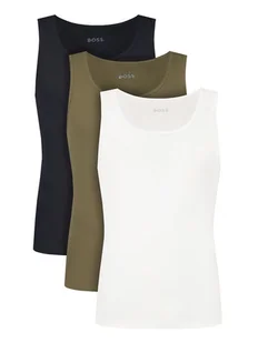 BOSS Komplet 3 tank topów 50542132 Kolorowy Regular Fit - Koszulki męskie - miniaturka - grafika 1