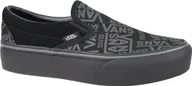 Trampki damskie - Vans Buty damskie 66 Classic Slip-On Platform czarne r. 36 VN0A3JEZWW0 - miniaturka - grafika 1