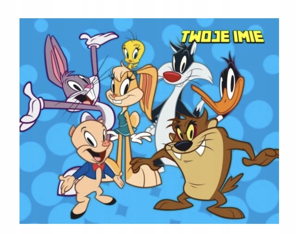 Puzzle Królik Bugs Looney Tunes A3 252 el z Nadrukiem + IMIĘ Pudełko 17