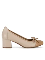 Czółenka - Lasocki Czółenka WYL4060-3Z Beżowy - miniaturka - grafika 1