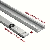 Inne - TEMU 1 zestaw ze stopu aluminium t-track Slot prowadnica ukośna i prowadnica ukośna zestaw suwaków, piła stołowa wskaźnik ukośny pręt t-bar t-slot - miniaturka - grafika 1