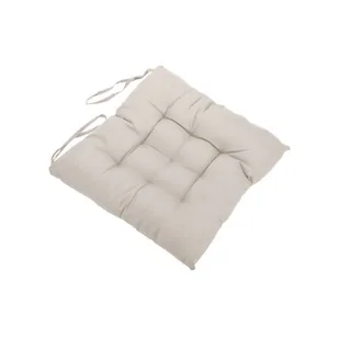 Poduszka na siedzisko Simona 40 x 40 cm beżowy - Poduszki dekoracyjne - miniaturka - grafika 1