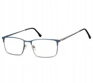 Okulary korekcyjne, oprawki, szkła - Okulary Nerd prostokątne Zerówki Korekcyjne Unisex - miniaturka - grafika 1