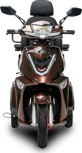 Bili Bike Skuter, pojazd inwalidzki elektryczny dla seniora BILI BIKE SHINO G4 LIT brązowy