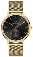 Zegarki męskie - Zegarek Daniel Wellington DW00100713 Classic Multi-Eye Evergold Onyx 40mm - miniaturka - grafika 1