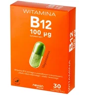 Witaminy i minerały - Nexon Pharma Witamina B12 100 mcg, 30 kapsułek - miniaturka - grafika 1