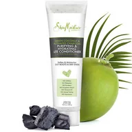 Odżywki do włosów - Shea Moisture Green Coconut & Activated Charcoal Purifying & Hydrating Lite Conditioner, Odżywka do włosów, 296ml - miniaturka - grafika 1