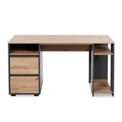 Łóżeczka i kojce - LITTLE SKY by KLUPŚ Biurko DALIA antracyt-dąb - miniaturka - grafika 1