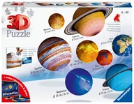 Puzzle - Ravensburger Puzzle 3D Puzzle 3D 11668 Układ Planetarny 960 Elementów Puzzle 3D (11668) Dla Dzieci I Dorosłych. Technologia Easy Click - Każdy Element Pasuje Idealnie ,kolorowy 11668 - miniaturka - grafika 1