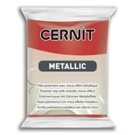 Masy plastyczne - Modelina Cernit, metaliczna, czerwona, 56g - miniaturka - grafika 1