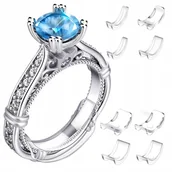 Pierścionki - Niewidoczny regulator rozmiaru pierścionka 8 szt. - miniaturka - grafika 1