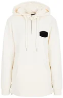 Bluzy damskie - Armani Exchange Damska bluza z długim rękawem, boczna naszywka, zamek błyskawiczny z przodu, biały, S - miniaturka - grafika 1