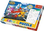 Puzzle - Trefl Super Wings, Color puzzle Gotowi do odlotu - miniaturka - grafika 1