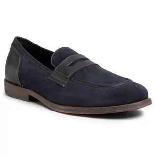 Półbuty damskie - Geox Półbuty U Bayle A U927CA 02243 C4002 Navy - grafika 1