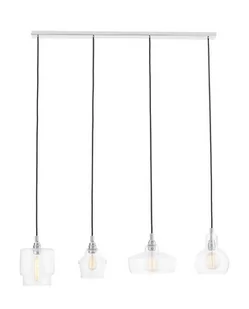 Kaspa Lampa wisząca Longis chrom 4 klosze 10523409 - Lampy sufitowe - miniaturka - grafika 1