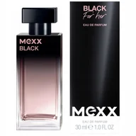 Wody i perfumy damskie - Mexx Black For Her EDP Damska Woda Perfumowana Nuty Kwiatowo Owocowe 30ml - miniaturka - grafika 1
