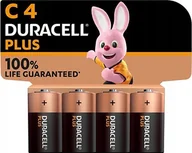 Baterie i akcesoria - Duracell Duracell Batterie Plus NEW -C MN1400/LR14 Baby 4St. - miniaturka - grafika 1