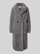 Płaszcze męskie - Płaszcz ze sztucznego futra z połami - miniaturka - grafika 1