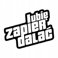 Akcesoria motoryzacyjne - Naklejka na auto LUBIĘ ZAPIERDALAĆ 10 cm - miniaturka - grafika 1