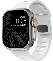 Nomad Pasek Sport Strap do Apple Watch 49/45/44/42 mm, biały - Akcesoria do smartwatchy - miniaturka - grafika 1