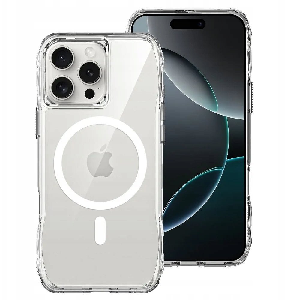 ROAR futerał SLIM DEFENDER kompatybilny z MagSafe do IPHONE 15 Pro Max transparentny