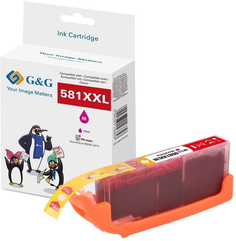 Tusz G&G XXL-kartridż do drukarki kompatybilny z Canonem CLI-581M XXL 15843