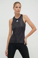 Koszulki sportowe damskie - adidas Performance top treningowy Club kolor szary - miniaturka - grafika 1