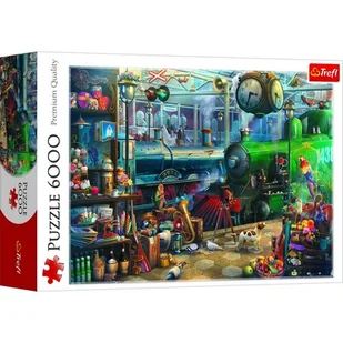 Puzzle 6000 Stacja kolejowa TREFL - Puzzle - miniaturka - grafika 1
