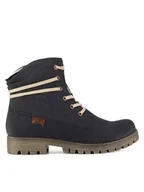 Botki damskie - Rieker Botki 78550-14 Niebieski - miniaturka - grafika 1