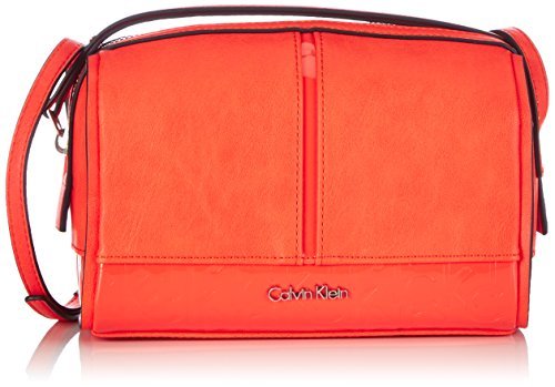 Calvin Klein Jeans MADDIE J6EJ600466 damska torba na ramię 19 x 12 x 9 cm (szer. x wys. x gł.), czerwony - Czerwony tangerine Tango Pt 850-19x12x9 cm (B x H x T)