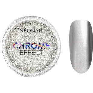 Neonail Puder Chrome Effect    Silver - Ozdoby do paznokci - miniaturka - grafika 1