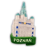 Magnesy - Ceramiczny magnes na lodówkę Poznań Ratusz - miniaturka - grafika 1