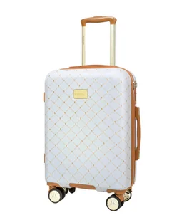 Walizka Kabinowa Podróżna Twarda Mała Na Kółkach PUCCINI Biała ABS023C-0 - Walizki Walizka Kabinowa Podróżna Twarda Mała Na Kółkach PUCCINI Biała ABS023C-0 - Walizki - miniaturka - grafika 1