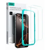 Szkła hartowane na telefon - Szkło hartowane ESR Tempered Glass do Apple iPhone 16 Przezroczysty (2 szt.) - miniaturka - grafika 1