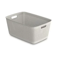 Pudła i pojemniki do przechowywania - Pojemnik OpenStore 45 l Basket ivory white 58 x 39,5 x 26,5 cm beżowy - miniaturka - grafika 1